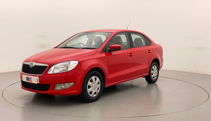 2012 Skoda Rapid AMBITION 1.6 TDI CR MT, Diesel, Manual, 1,05,577 km, Left Front Diagonal