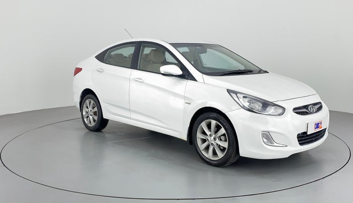 2013 Hyundai Verna FLUIDIC 1.6 SX CRDI, Diesel, Manual, 33,838 km, Right Front Diagonal