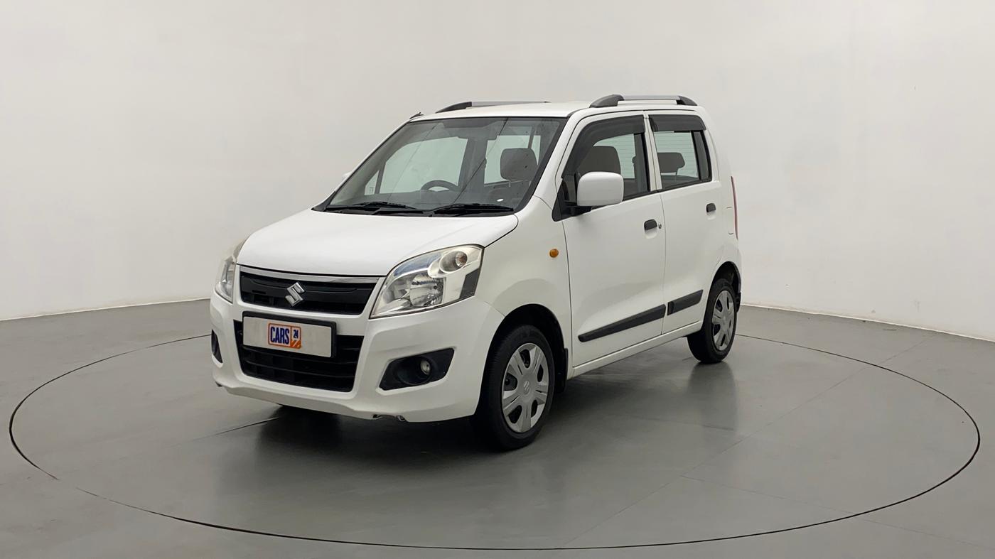 2017 Maruti Wagon R 1.0 VXI, Petrol, Manual, 37,340 km, Left Front Diagonal