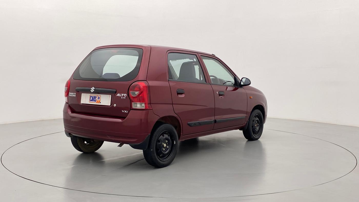 2014 Maruti Alto K10 VXI P, Petrol, Manual, 24,041 km, Right Back Diagonal