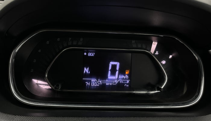 2022 Tata Tiago XZA PLUS PETROL, Petrol, Automatic, 74,079 km, Odometer Image