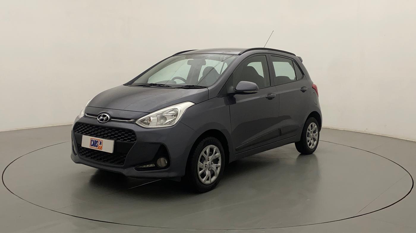 2018 Hyundai Grand i10 SPORTZ 1.2 KAPPA VTVT, Petrol, Manual, 32,393 km, Left Front Diagonal