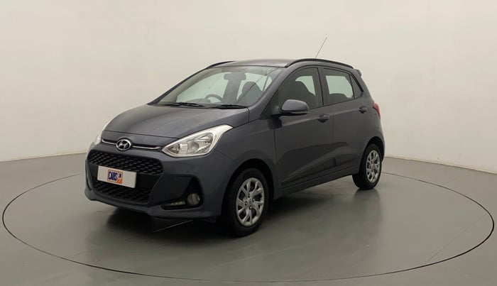 2018 Hyundai Grand i10 SPORTZ 1.2 KAPPA VTVT, Petrol, Manual, 32,393 km, Left Front Diagonal