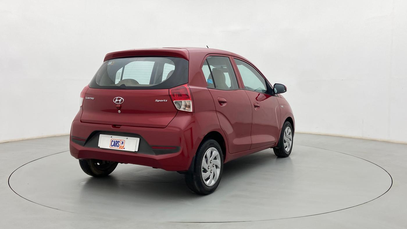 2019 Hyundai NEW SANTRO SPORTZ AMT, Petrol, Automatic, 62,936 km, Right Back Diagonal