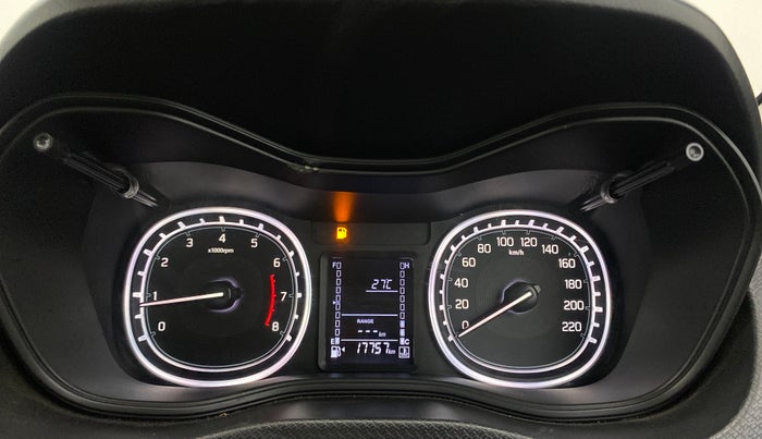 2022 Maruti Vitara Brezza ZXI, Petrol, Manual, 17,757 km, Odometer Image