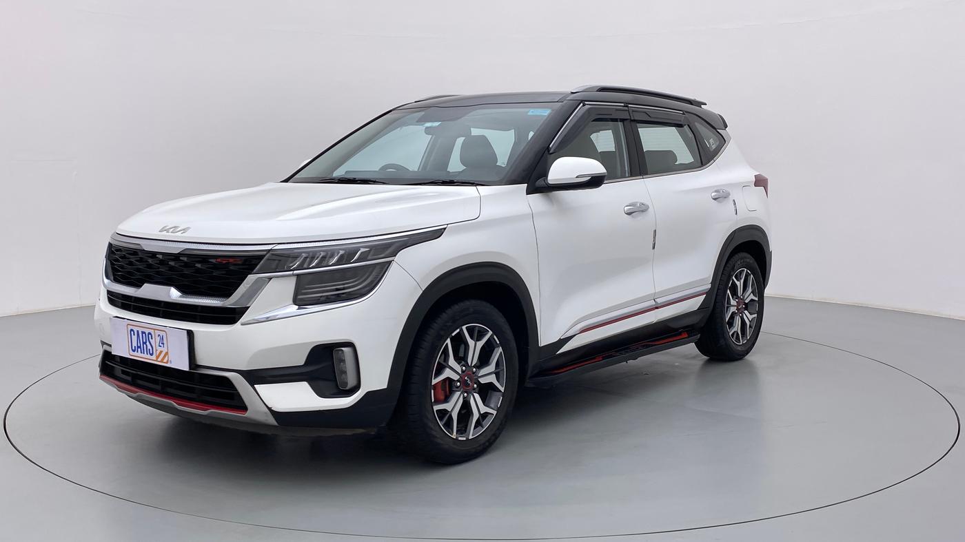 2021 KIA SELTOS GTX(O) 1.4G MT, Petrol, Manual, 14,461 km, Left Front Diagonal