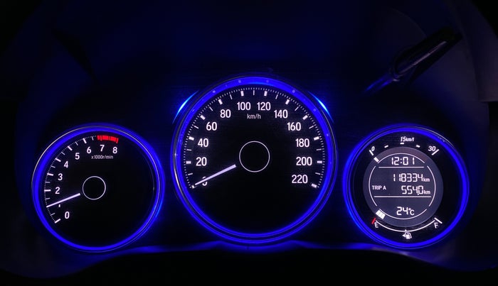 2016 Honda City 1.5L I-VTEC VX, Petrol, Manual, 1,18,333 km, Odometer Image