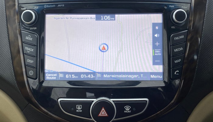 2017 Hyundai Verna 1.6 SX VTVT (O), Petrol, Manual, 4,832 km, Navigation System