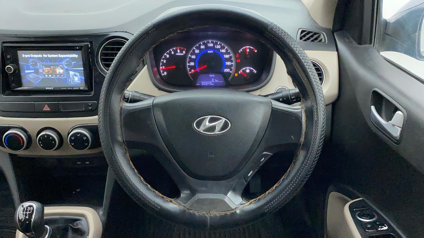 2013 Hyundai Grand i10 SPORTZ 1.1 CRDI, Diesel, Manual, 80,593 km, Steering Wheel Close Up