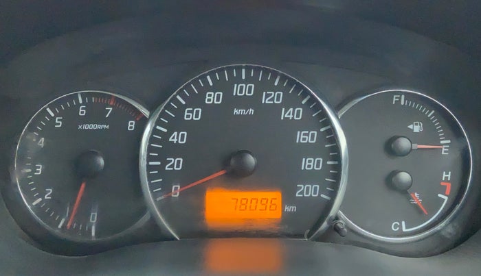 2009 Maruti Swift ZXI 1.3, Petrol, Manual, 78,279 km, Odometer Image