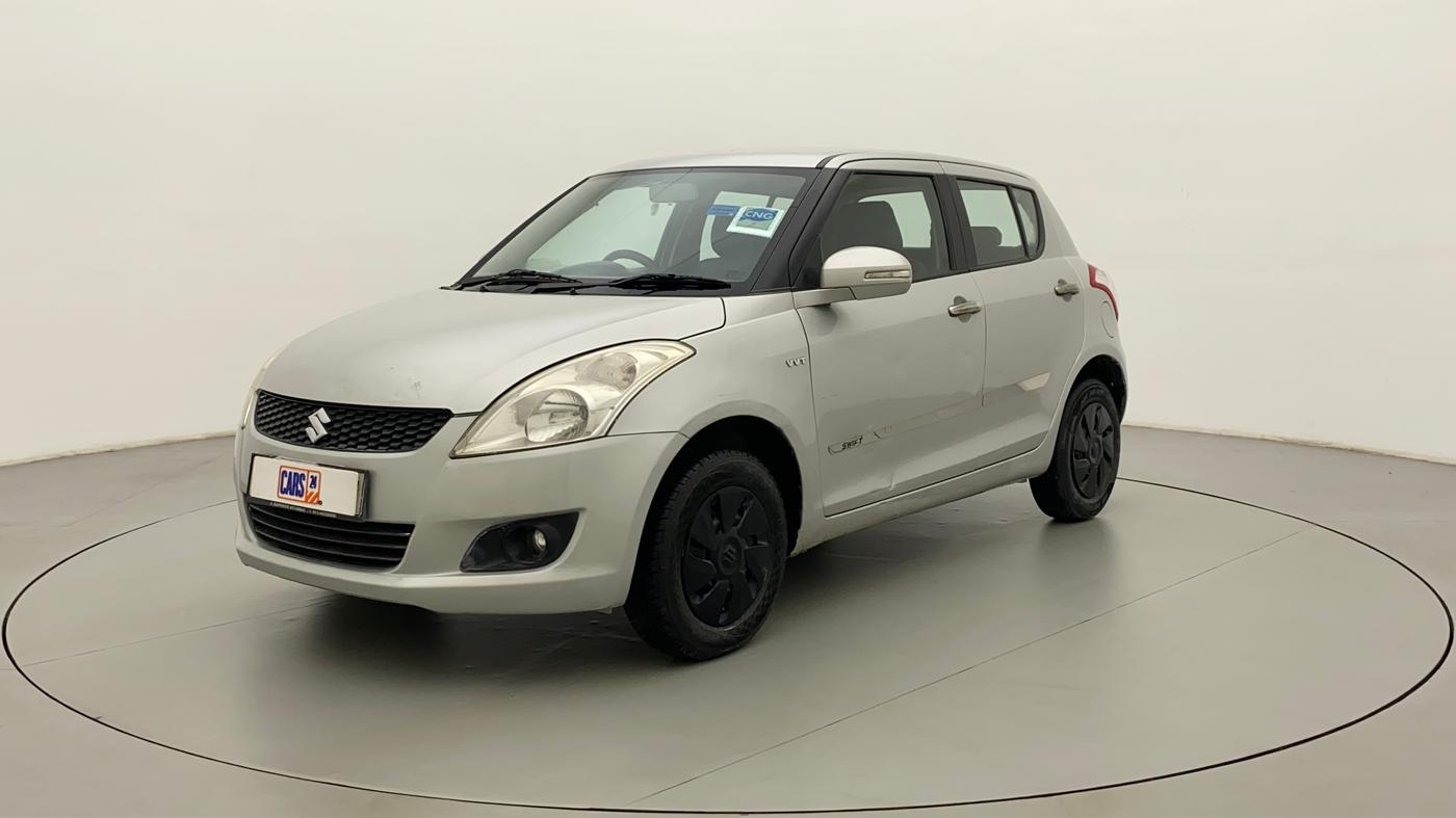 2012 Maruti Swift VXI, CNG, Manual, 86,899 km, Left Front Diagonal