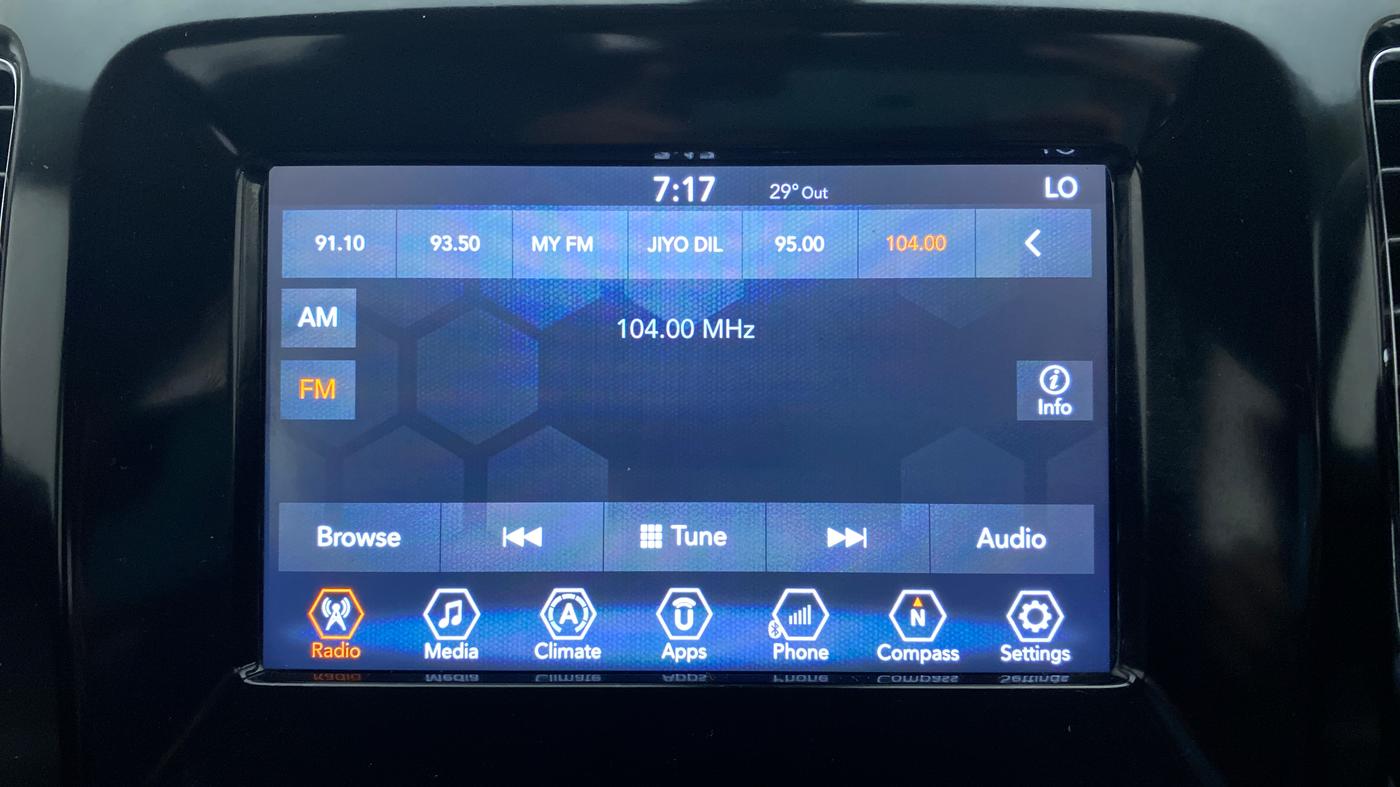 2018 Jeep Compass 2.0 LIMITED, Diesel, Manual, 37,513 km, Infotainment System