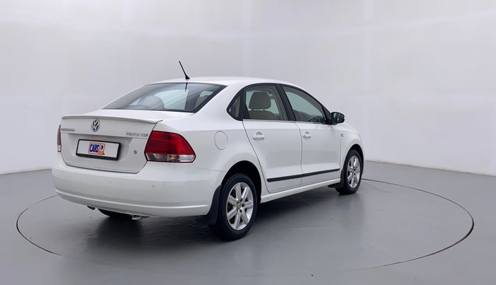 2013 Volkswagen Vento HIGHLINE DIESEL, Diesel, Manual, 1,44,408 km, Right Back Diagonal (45- Degree) View