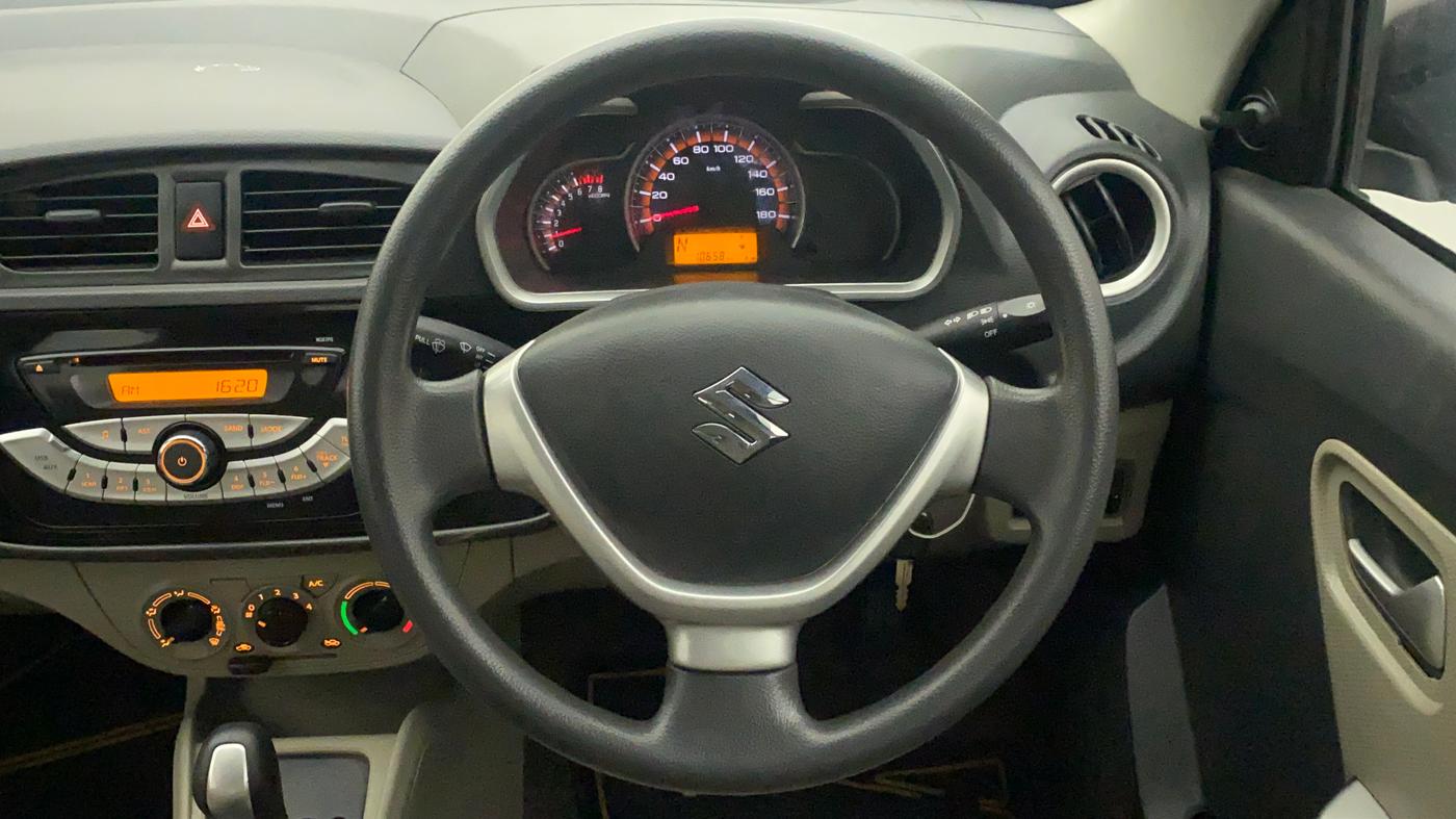 2018 Maruti Alto K10 VXI (O) AMT, Petrol, Automatic, 10,596 km, Steering Wheel Close Up