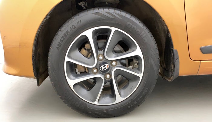 2017 Hyundai Grand i10 ASTA 1.2 KAPPA VTVT, Petrol, Manual, 60,490 km, Left Front Wheel