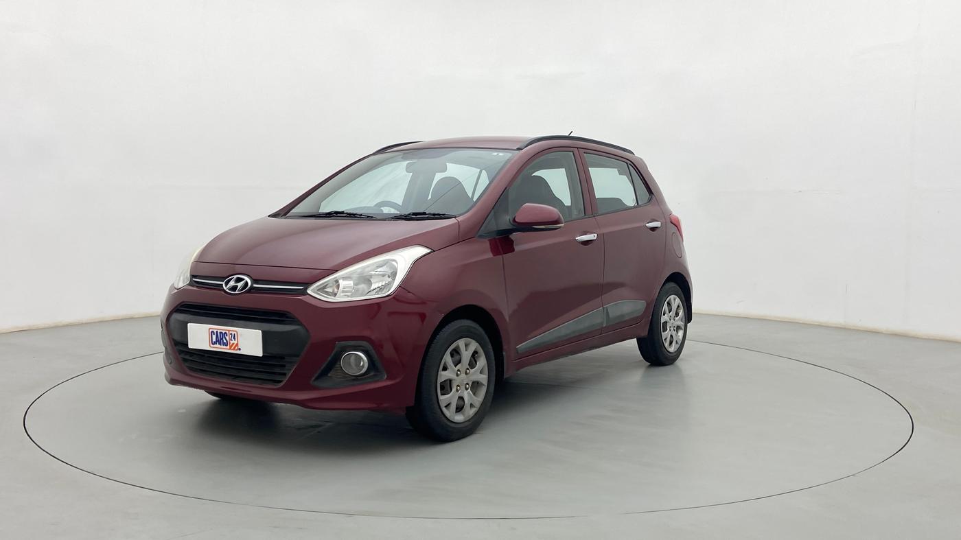 2013 Hyundai Grand i10 SPORTZ 1.2 KAPPA VTVT, Petrol, Manual, 78,256 km, Left Front Diagonal
