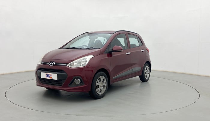 2013 Hyundai Grand i10 SPORTZ 1.2 KAPPA VTVT, Petrol, Manual, 78,256 km, Left Front Diagonal