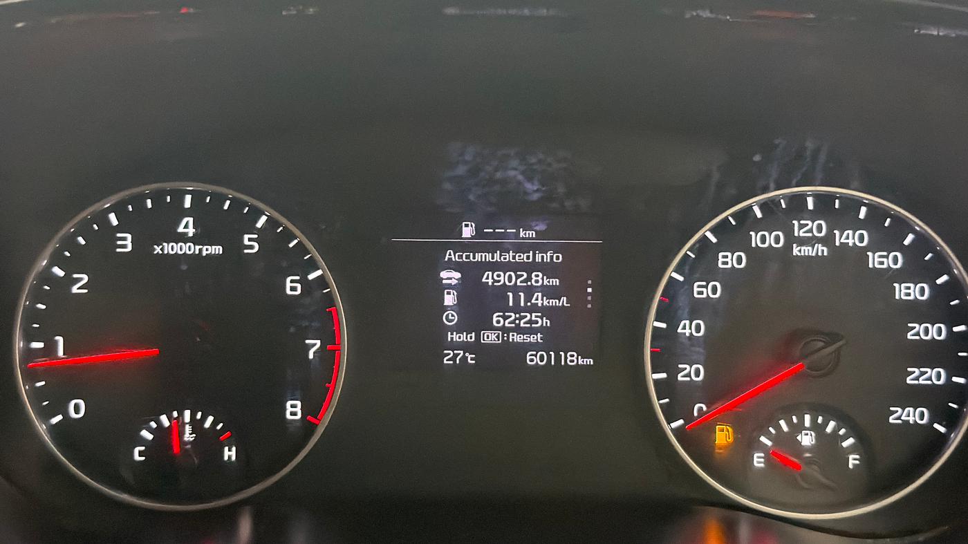 2019 KIA SELTOS HTK PLUS 1.5, Petrol, Manual, 60,118 km, Odometer Image