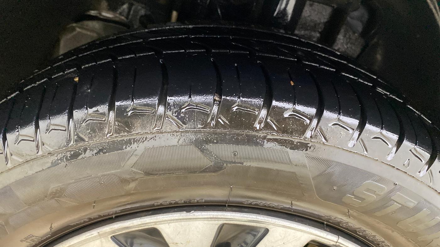 2022 Tata Tiago XT CNG, CNG, Manual, 86,963 km, Left Front Tyre Tread