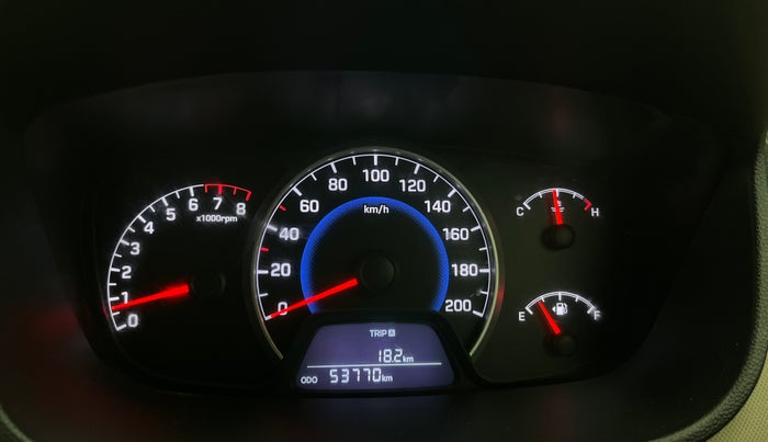 2015 Hyundai Grand i10 SPORTZ 1.2 KAPPA VTVT, CNG, Manual, 53,745 km, Odometer Image