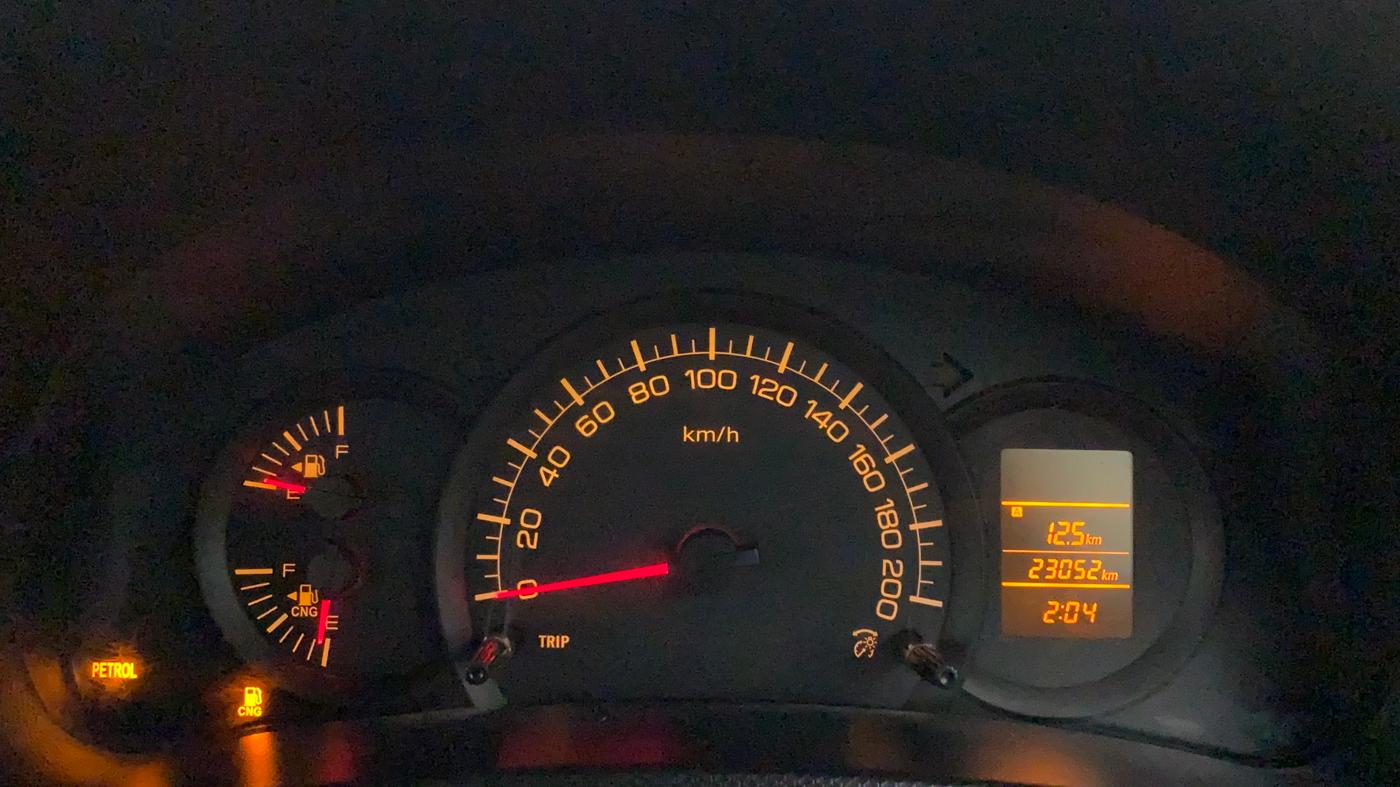 2021 Maruti Swift Dzire TOUR S-CNG (O), CNG, Manual, 23,454 km, Odometer Image