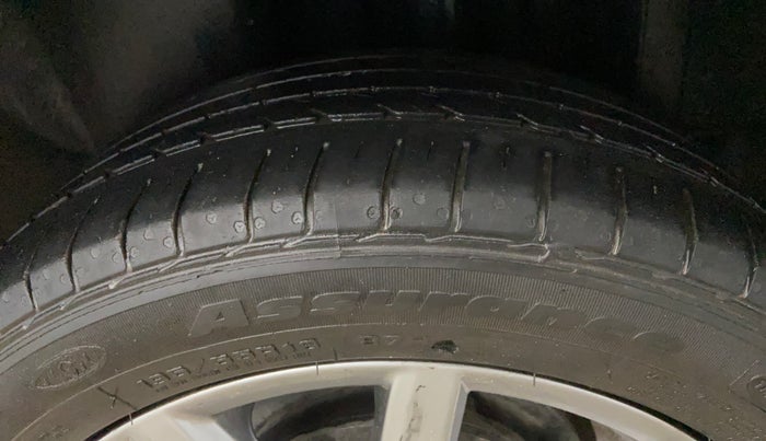 2021 Volkswagen Vento HIGHLINE PLUS 1.0L TSI AT, Petrol, Automatic, 67,711 km, Left Rear Tyre Tread