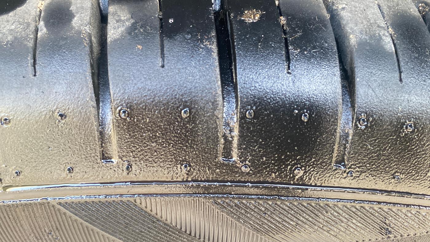 2025 Toyota Glanza G E-CNG, CNG, Manual, 9,848 km, Right Rear Tyre Tread