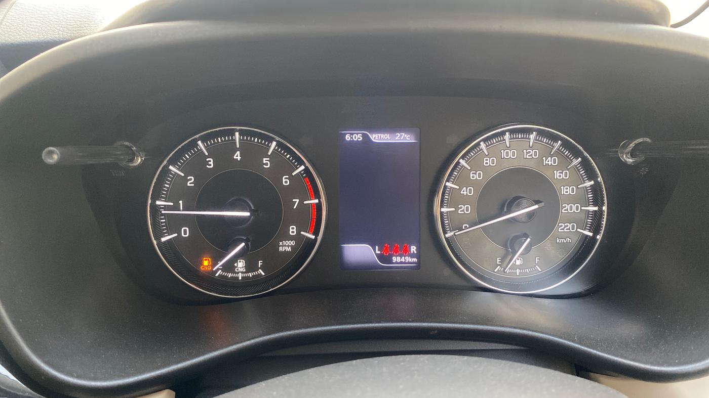 2025 Toyota Glanza G E-CNG, CNG, Manual, 9,848 km, Odometer Image