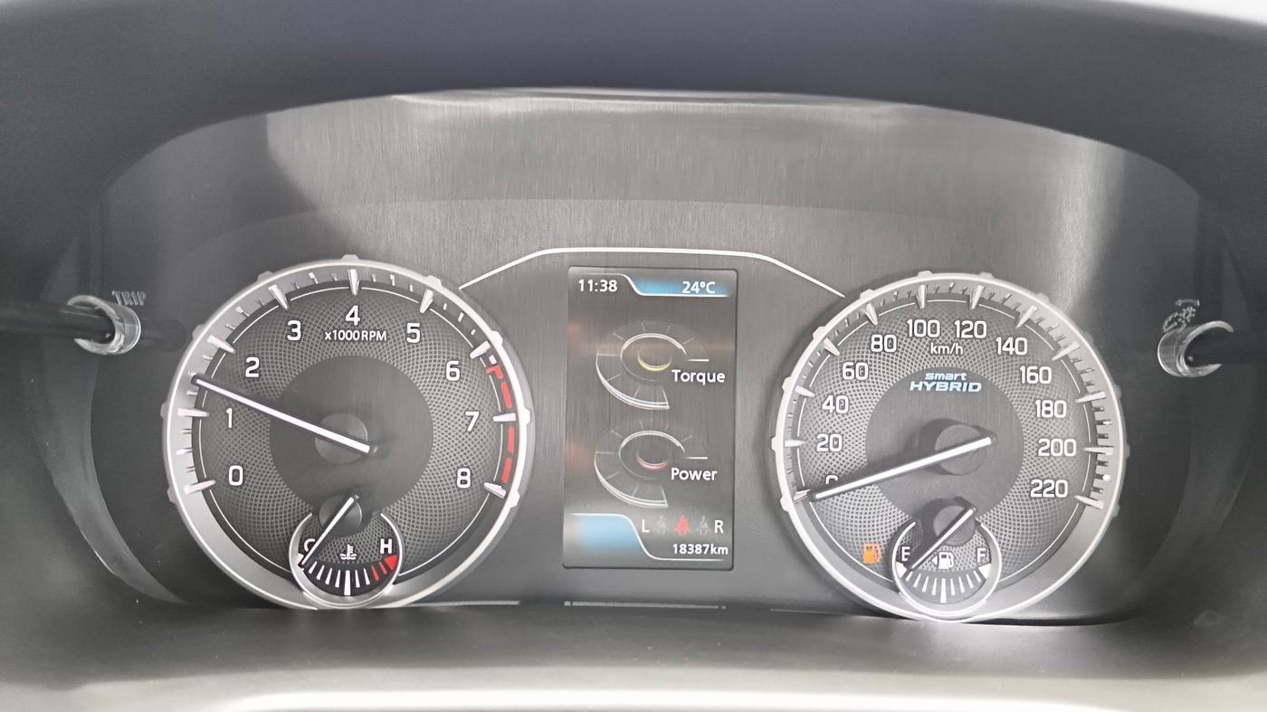 2024 Maruti BREZZA ZXI + SMART HYBRID, Petrol, Manual, 18,387 km, Odometer Image