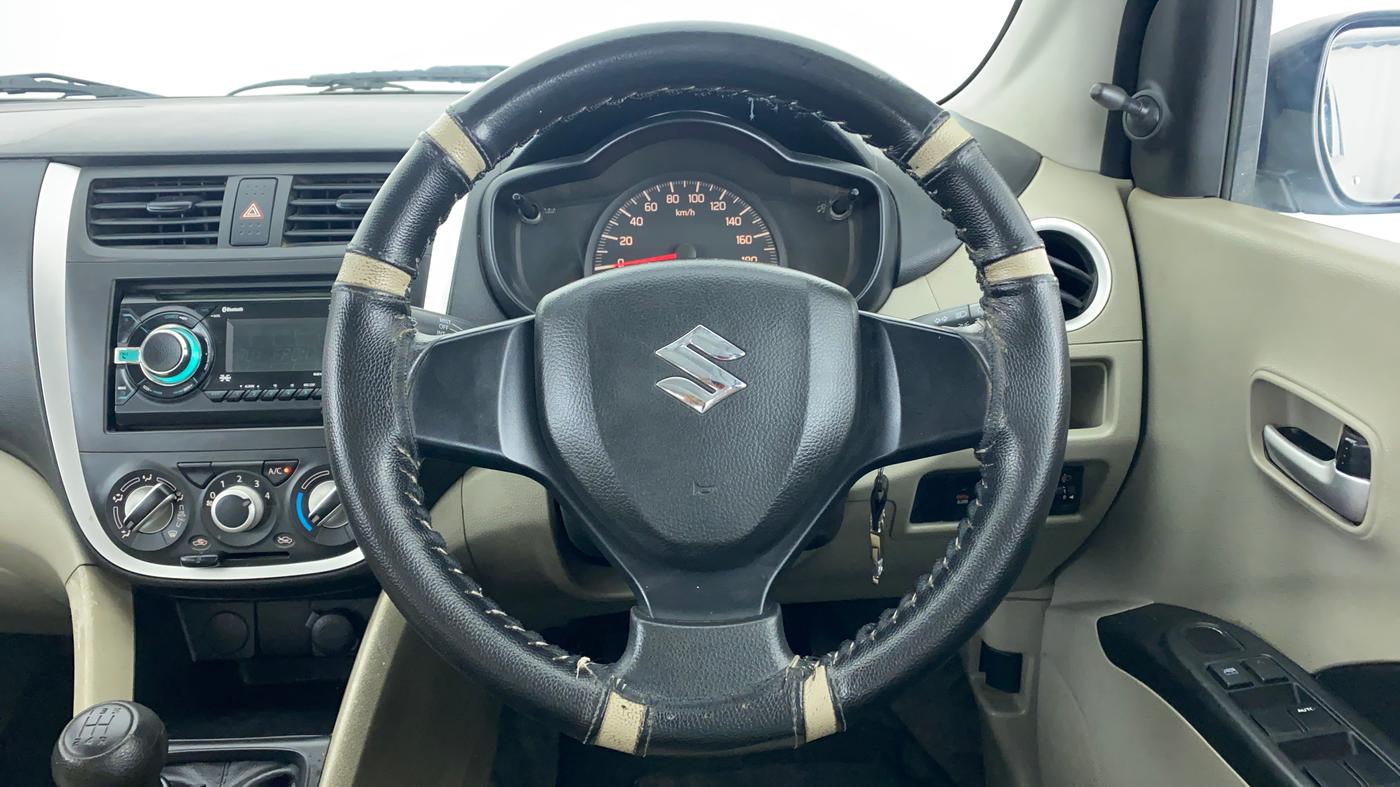 2014 Maruti Celerio VXI d, Petrol, Manual, 40,059 km, Steering Wheel Close Up