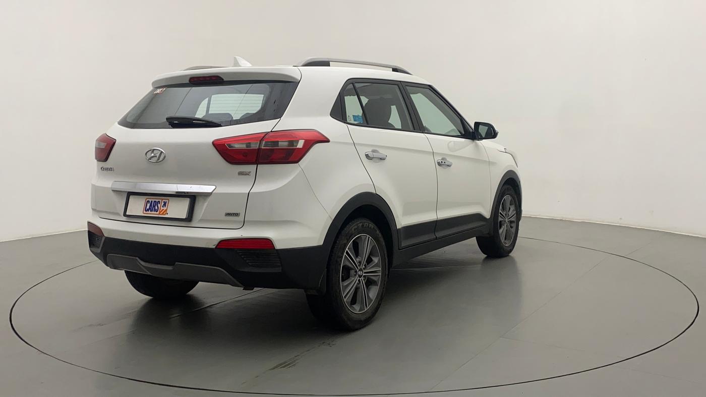 2017 Hyundai Creta SX PLUS AT 1.6 PETROL, Petrol, Automatic, 1,00,505 km, Right Back Diagonal