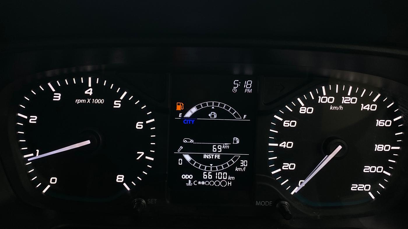 2022 Tata PUNCH ACCOMPLISHED MT, Petrol, Manual, 66,097 km, Odometer Image