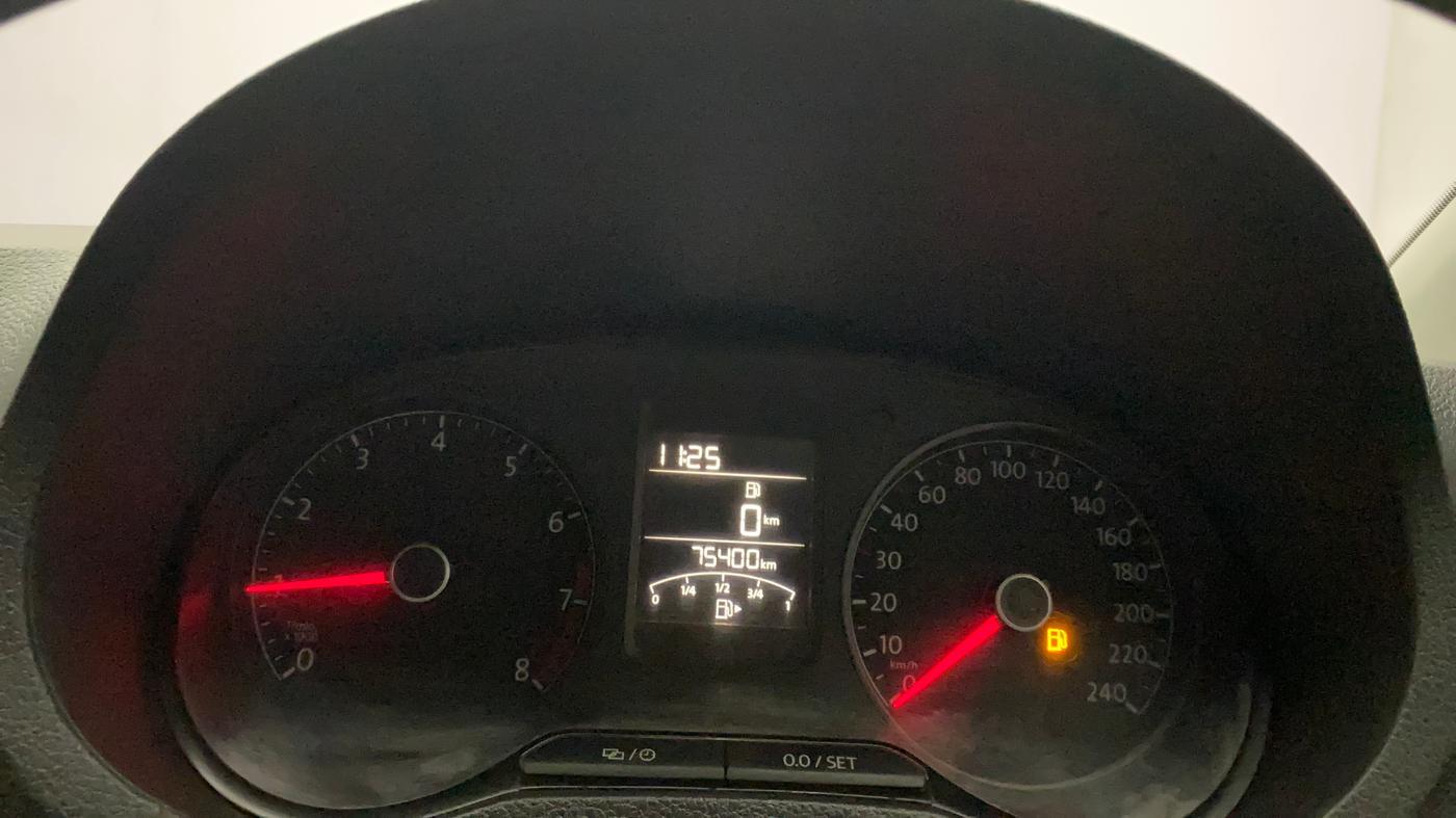 2019 Volkswagen Polo COMFORTLINE 1.0L MPI, Petrol, Manual, 75,571 km, Odometer Image