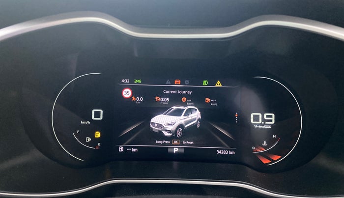 2023 MG ASTOR  SMART BLACK STORM EDITION CVT, Petrol, Automatic, 34,282 km, Odometer Image