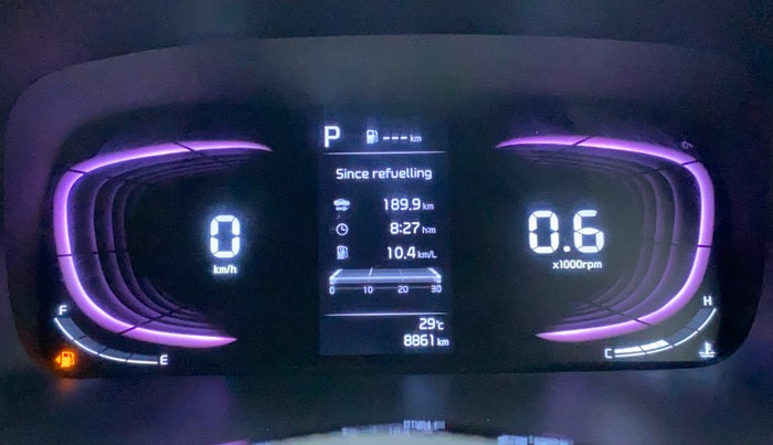 2022 KIA CARENS LUXURY PLUS 1.4 PETROL DCT 7 STR, Petrol, Automatic, 8,965 km, Odometer Image