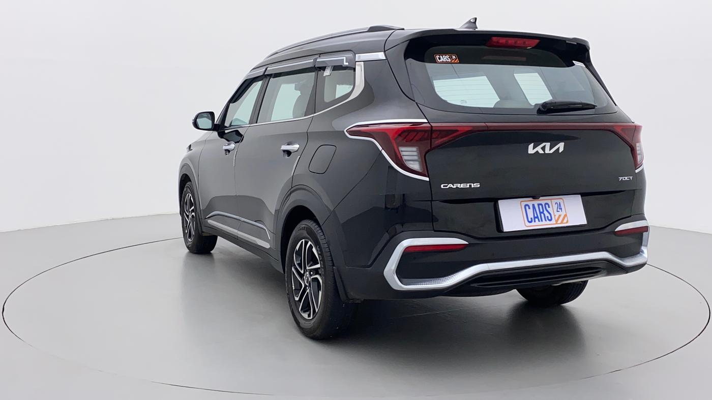 2022 KIA CARENS LUXURY PLUS 1.4 PETROL DCT 7 STR, Petrol, Automatic, 8,965 km, Left Back Diagonal