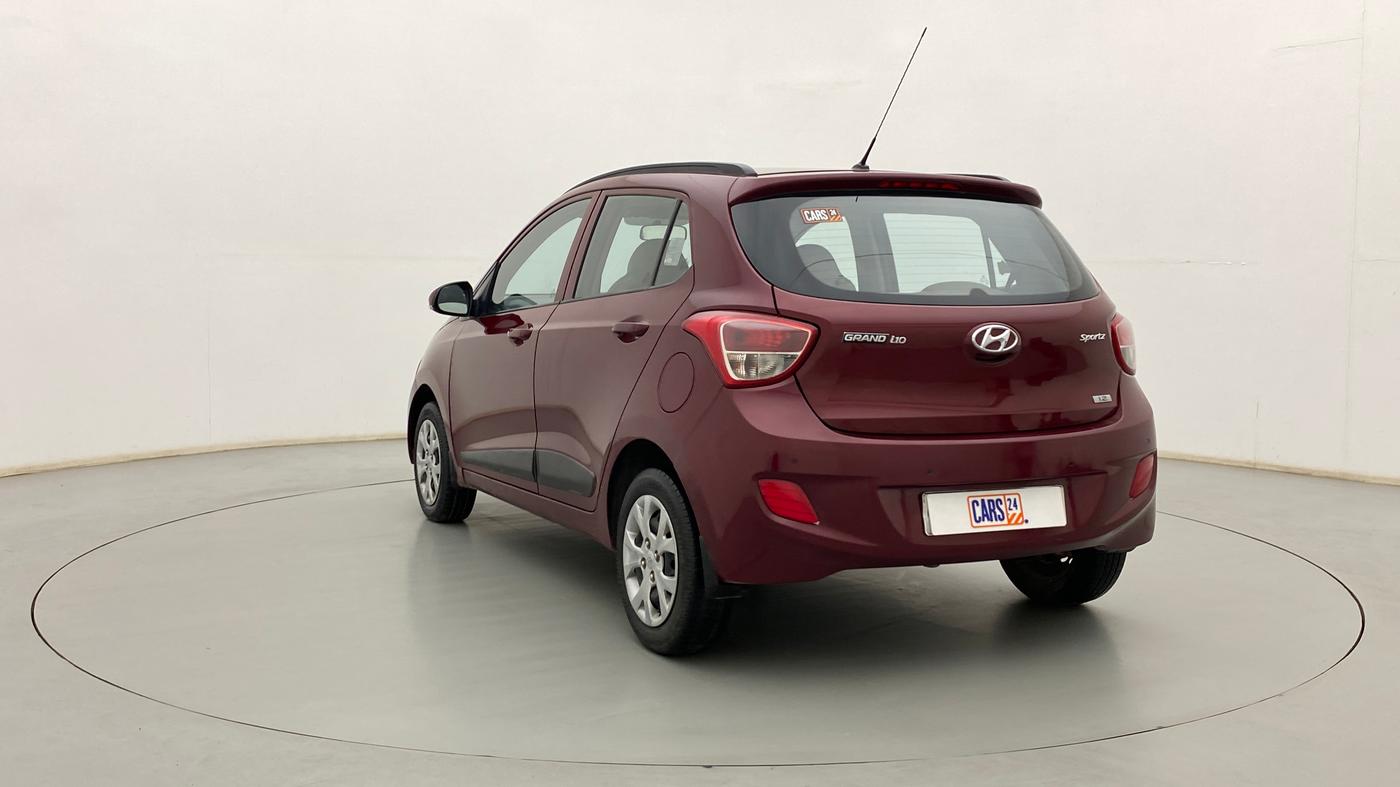 2016 Hyundai Grand i10 SPORTZ 1.2 KAPPA VTVT, Petrol, Manual, 94,949 km, Left Back Diagonal