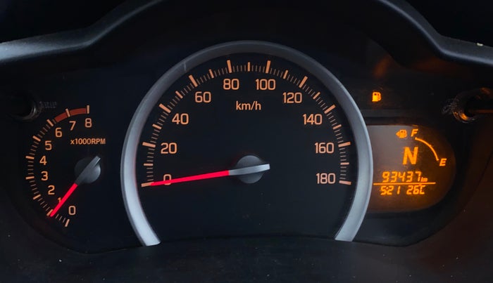 2017 Maruti Celerio ZXI AMT (O), Petrol, Automatic, 93,434 km, Odometer Image