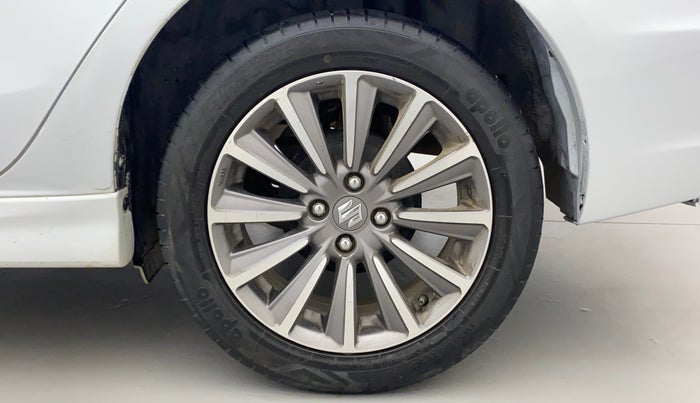 2019 Maruti Ciaz ALPHA 1.5 SHVS PETROL, Petrol, Manual, 52,204 km, Left Rear Wheel