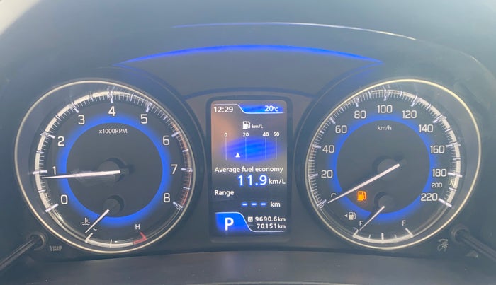 2018 Maruti Baleno ALPHA CVT PETROL 1.2, Petrol, Automatic, 70,115 km, Odometer Image