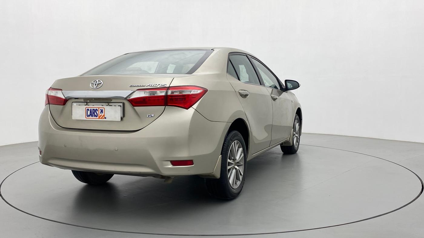 2015 Toyota Corolla Altis VL CVT PETROL, Petrol, Automatic, 87,323 km, Right Back Diagonal