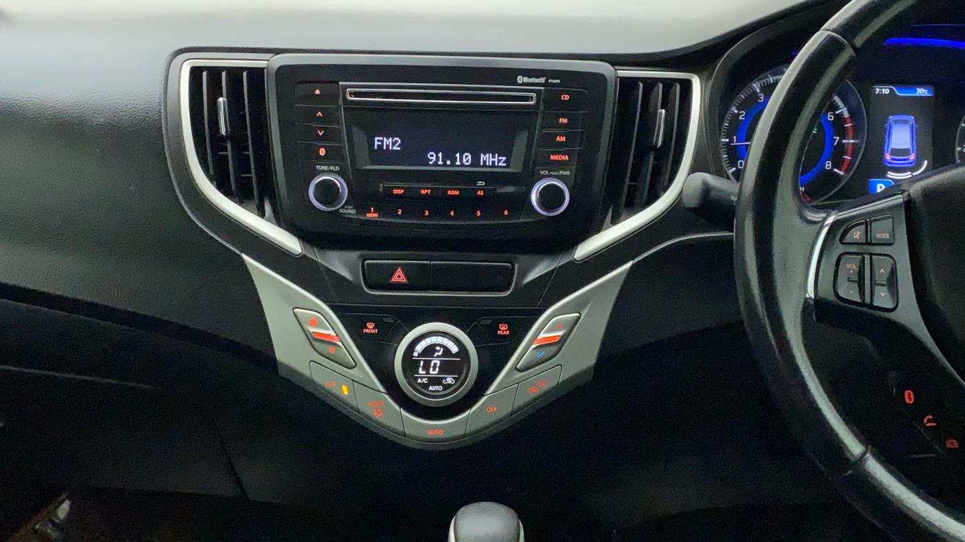 2016 Maruti Baleno ZETA CVT PETROL 1.2, Petrol, Automatic, 1,10,629 km, Air Conditioner