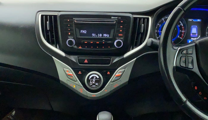 2016 Maruti Baleno ZETA CVT PETROL 1.2, Petrol, Automatic, 1,10,629 km, Air Conditioner