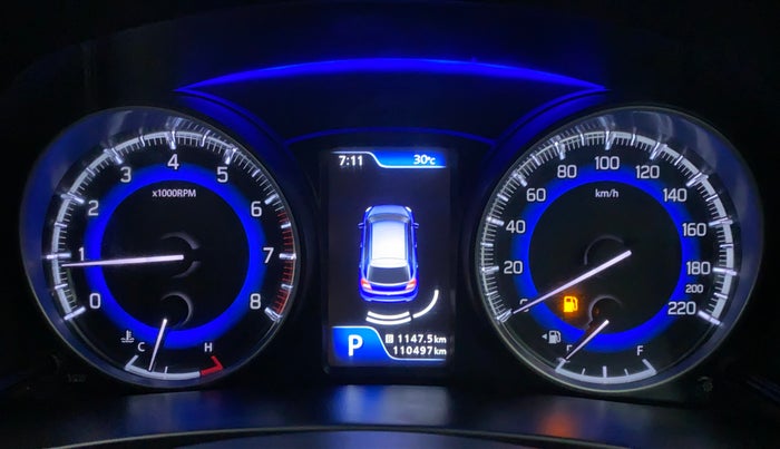2016 Maruti Baleno ZETA CVT PETROL 1.2, Petrol, Automatic, 1,10,629 km, Odometer Image