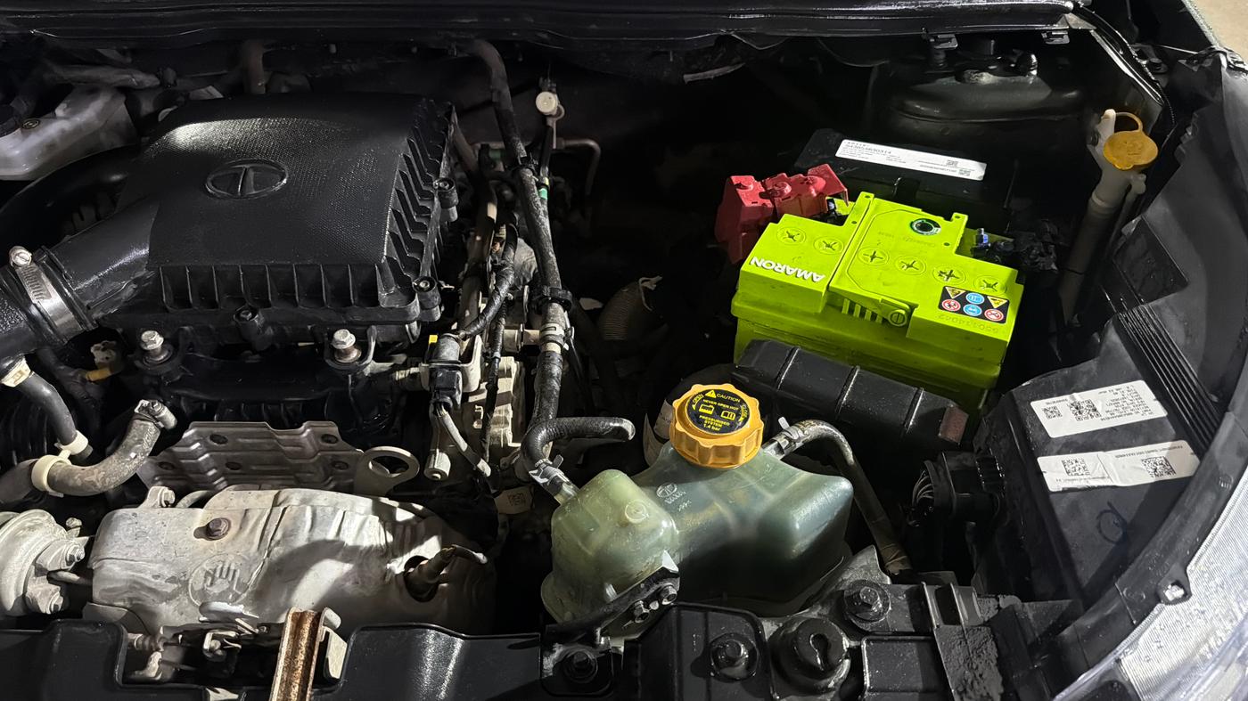 2022 Tata NEXON XZ PLUS (PREMIUM) PETROL JET, Petrol, Manual, 91,201 km, Engine View - Left