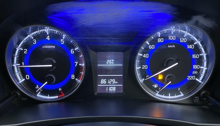 2019 Maruti Baleno DELTA PETROL 1.2, Petrol, Manual, 86,165 km, Odometer Image
