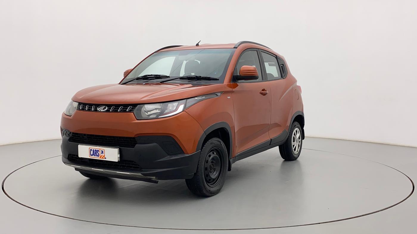 2016 Mahindra Kuv100 K6 6 STR, Petrol, Manual, 78,500 km, Left Front Diagonal