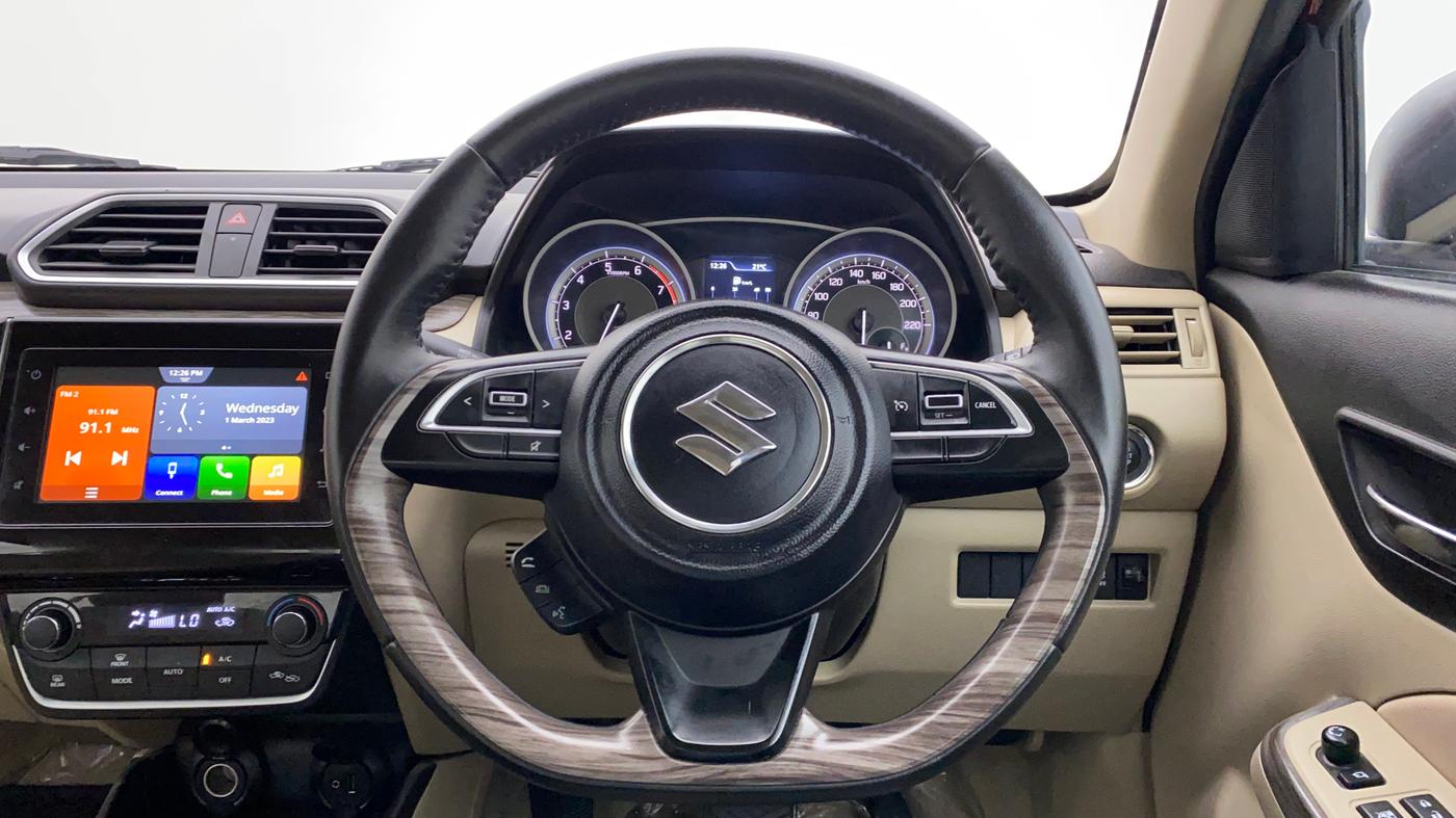 2021 Maruti Dzire ZXI Plus AMT, Petrol, Automatic, 15,691 km, Steering Wheel Close Up