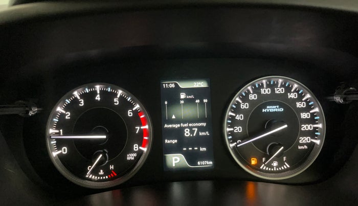 2024 Maruti FRONX ZETA 1.0L TURBO 6 AT, Petrol, Automatic, 6,107 km, Odometer Image
