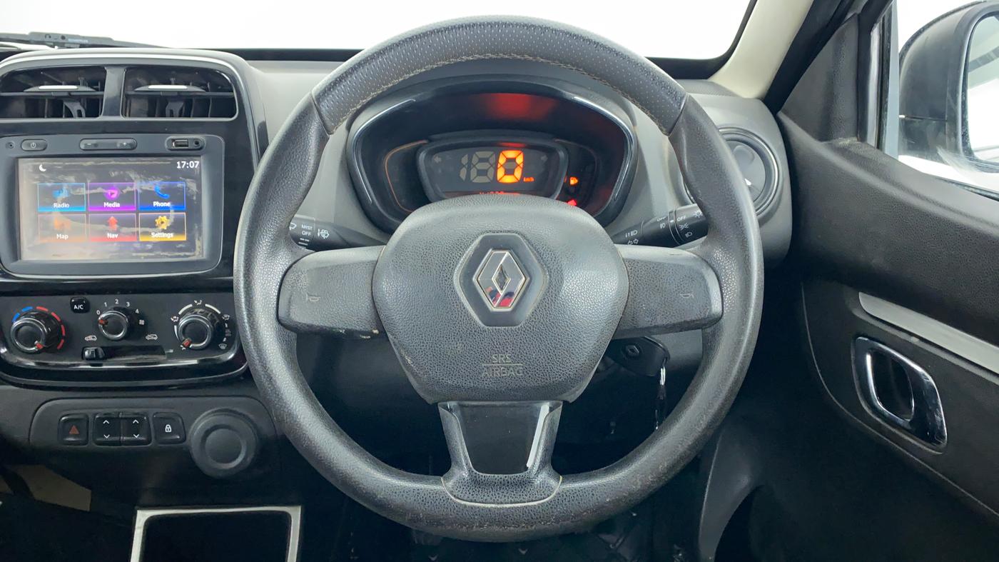 2018 Renault Kwid 1.0 RXT Opt, Petrol, Manual, 41,823 km, Steering Wheel Close Up
